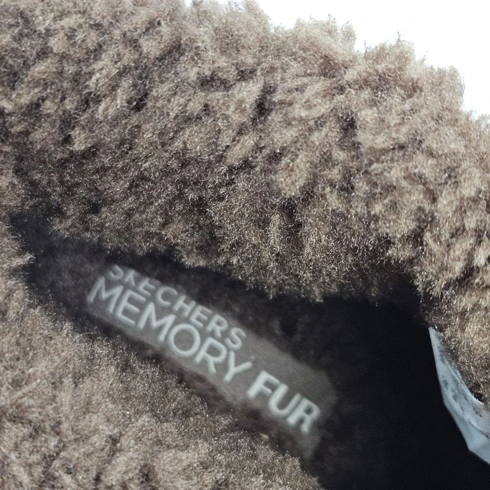 Skechers On-the-GO 13832 Womens 7 Chocolate Brown Suede Faux Fur Ankle Boots